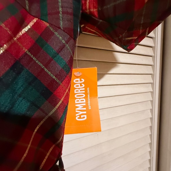 Gymboree Christmas Plaid Dupioni A-Line Wrap Midi Ruffle Dress Sz 2XL Adult 2963 - Picture 5 of 11